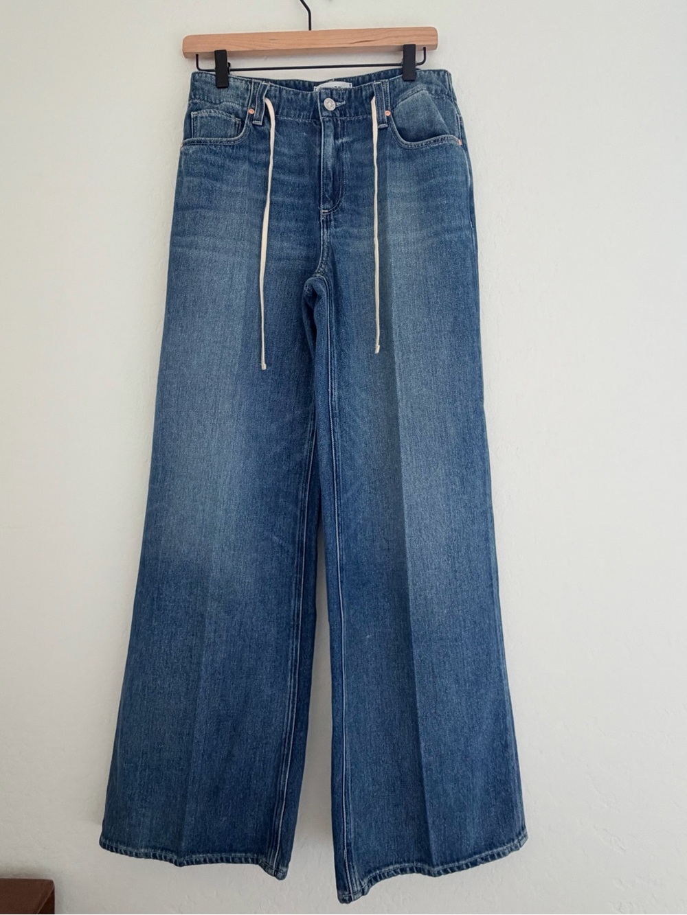 PAIGE Zoey 31 Tie High-Rise Wide-Leg Jeans size 26 - Picture 6 of 11